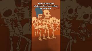 Why do the skeletons have the outline of their hair just weird 😂