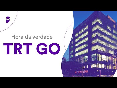 Hora da Verdade TRT GO: Matemática e Raciocínio Lógico - Prof. Jhoni Zini