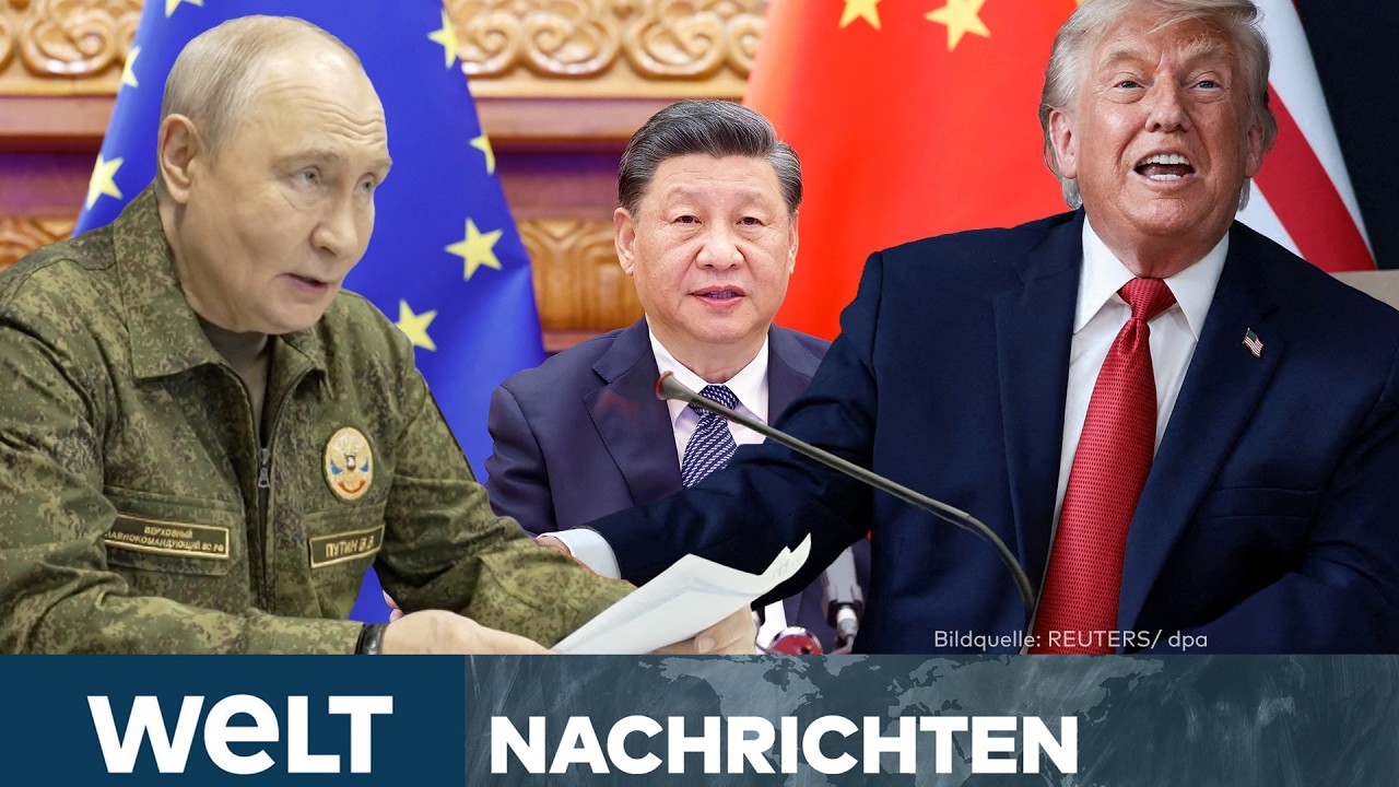 UKRAINE-KRIEG: TRUMP, PUTIN und XI an einem Tisch? Kiew warnt vor fatalem Signal | WELT STREAM