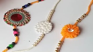 How to make rakhi at home | raksha bandhan |Easy Rakhi Designs