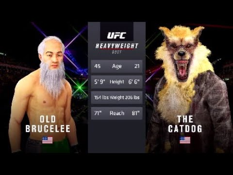 CatDog vs. Old Bruce Lee - EA sports UFC 4