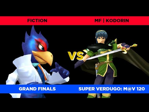 Fiction (Falco) vs. MF | KoDoRiN (Marth) - GRAND FINALS | Super Verdugo: M@V 120 SSBM
