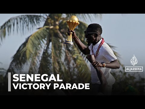 Senegal holds victory parade: Africa Cup of Nations champions celebrate in Dakar