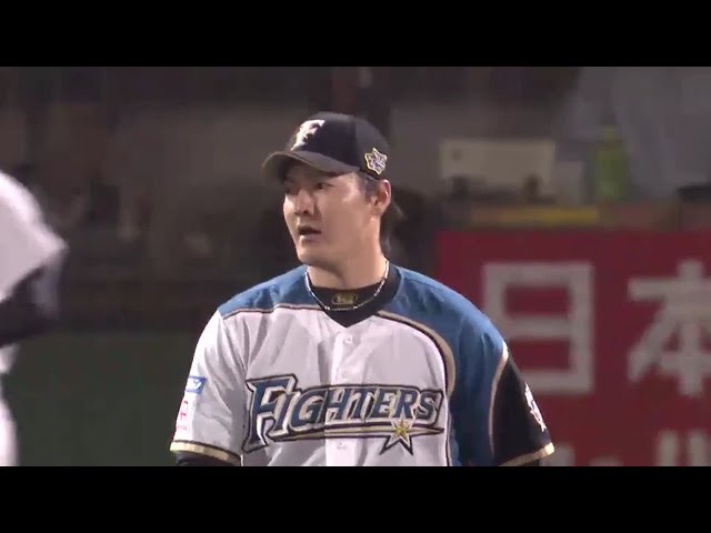 【7回表】ファイターズ・有原 好フィールディングでダブルプレー完成!! 2016/6/7 F-C