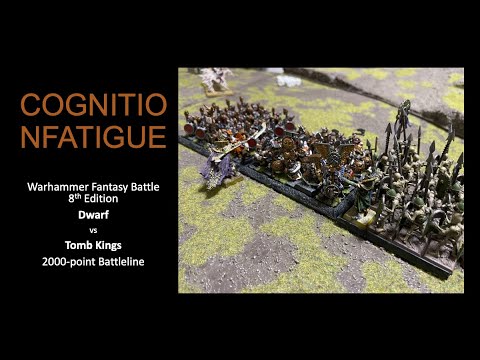 WFB Tomb Kings vs Dwarfs 10.2.2022