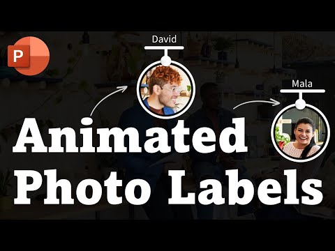 Animated Photo Labels in PowerPoint for Quirky Team Intro Animated Photo Labels in PowerPoint for Quirky Team Intro