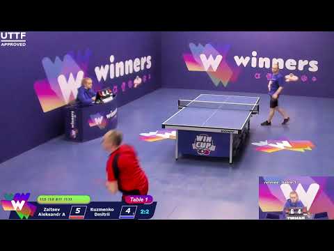 WINners CUP table 1 07.02 Zaitsev Aleksandr A - Kuzmenko Dmitrii 10:00