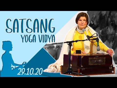 Satsang + Meditation + Mantrasingen + Arati mit Shaktipriya - Yoga Vidya live 7.00 Uhr - 29.10.2020