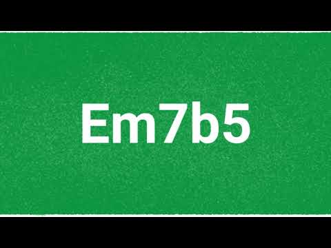 ONE CHORD WORKOUT - Jazz Backing Track Jam - Em7b5