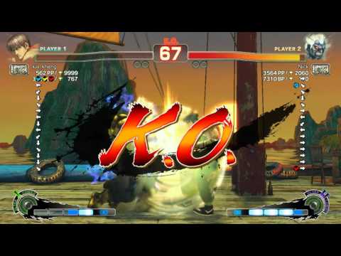 Ultra Street Fighter IV battle: Guy vs Oni
