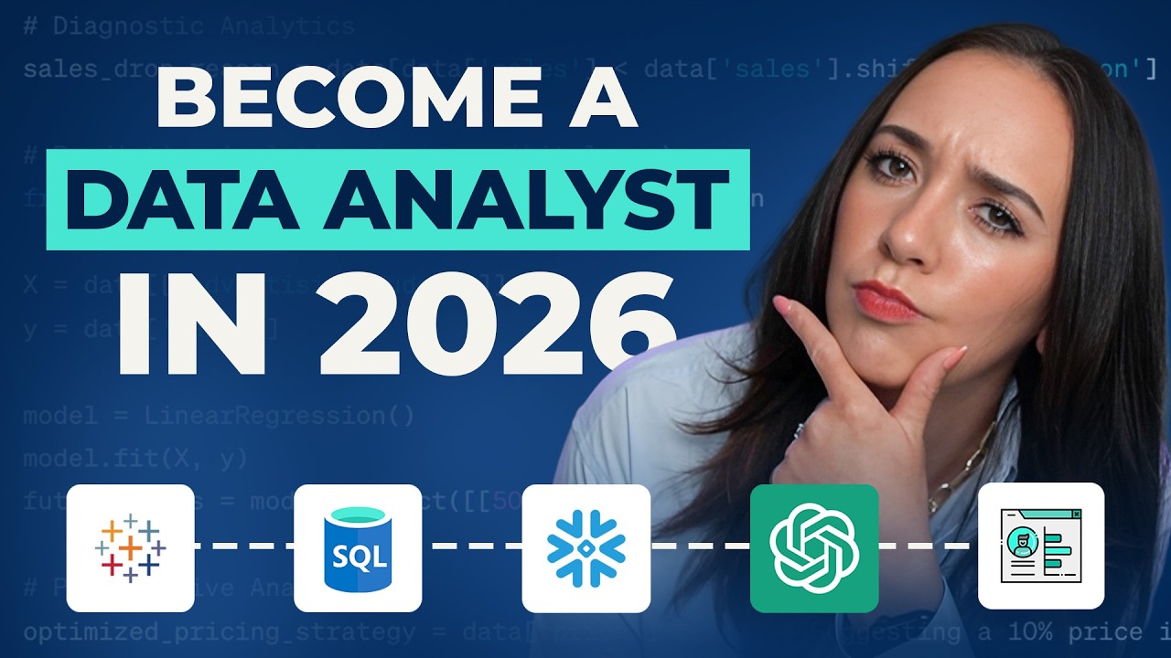 Data Analyst Roadmap 2026 | The NEW Way To Become a Data Analyst