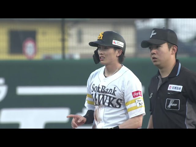【ファーム】ホークス・周東佑京 復帰後初盗塁でアピール!! 2025年5月17日 福岡ソフトバンクホークス 対 くふうハヤテベンチャーズ静岡