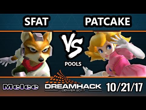 DHDEN17 Melee - CLG.SFAT (Fox) Vs. Patcake (Peach) - SSBM Singles Pools