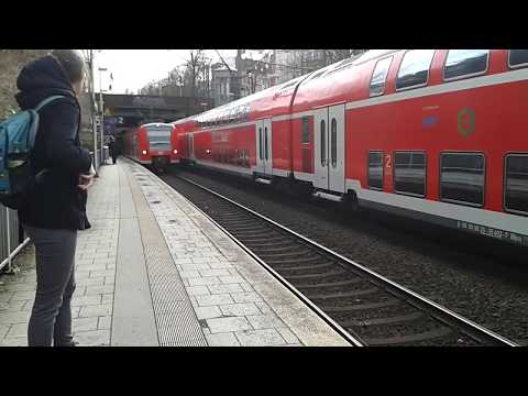 Einfahrt der RB33 (Baureihe 425) in den Bahnhof Aachen-Schanz
