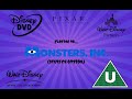 Closing To Monsters Inc 2002 UK DVD Deutsch Option