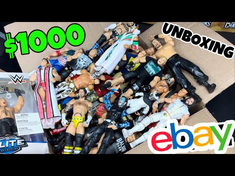 MASSIVE $1,000 Box Of WWE Action Figures Unboxing! | 50+ Figures | RARE