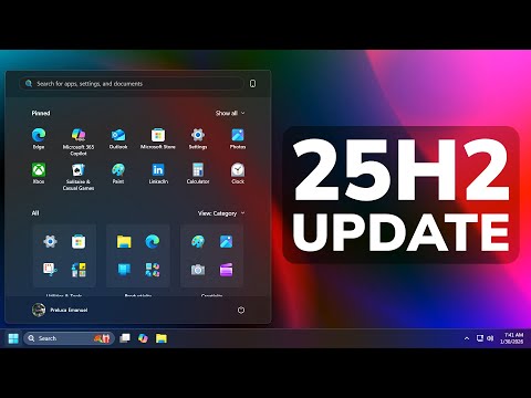 Biggest Windows 11 25H2 January Update in the Main Release – New Taskbar, Start Menu (KB5074105)