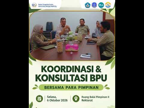 Koordinasi BPU dengan Para Pimpinan