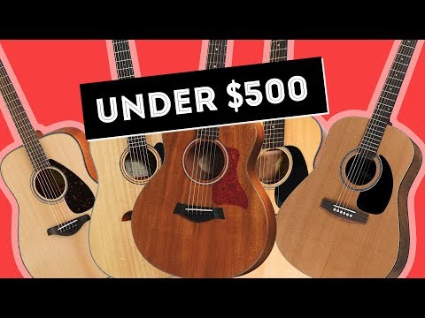 Tony's Top 5 Beginner Acoustic Guitars Under $500