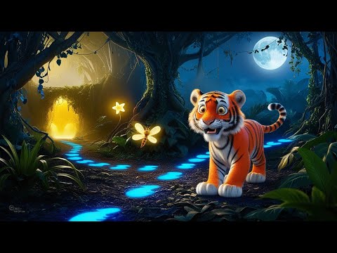 Toby the Tiger’s Midnight Mystery – A Magical Jungle Adventure