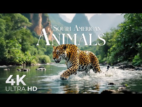 South America Animals 4K • Untamed Wildlife Relaxation Film with Deep Calming Music | 4K Ultra HD