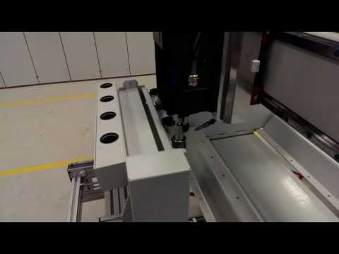 Self moving automatic tool changer ATC for CNC Router / Automatischer Werkzeugwechsler ISEL 