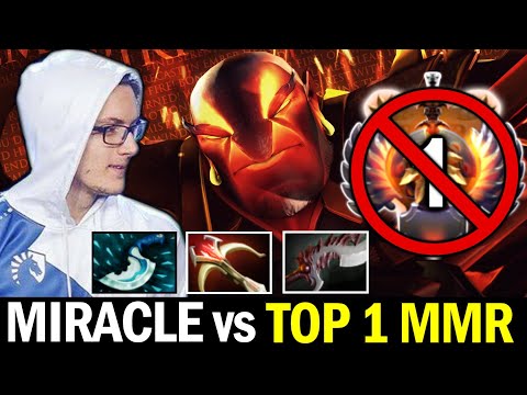 MIRACLE vs TOP-1 MMR with Blink Dagger Build Ember Spirit