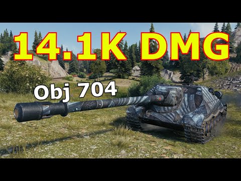 World of Tanks Object 704 - 7 Kills 14,1K Damage | NEW WORLD RECORD !