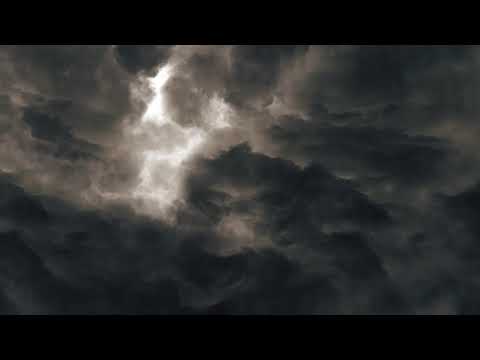 20 Cinematic Thunderstorm Lightning In Storm Dark Clouds In The Sky Before Rain | Premium Footage 4K