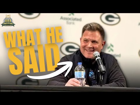 Key Takeaways From Brian Gutekunst's Press Conference!!!