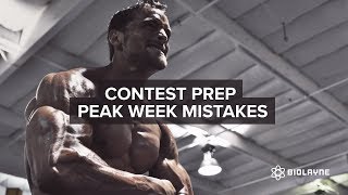Contest Prep Peak Week Mistakes