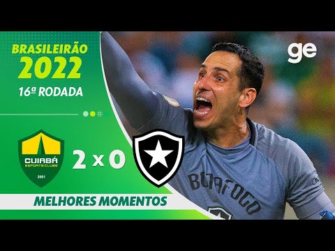 Gols e lances de Cuiabá x Botafogo