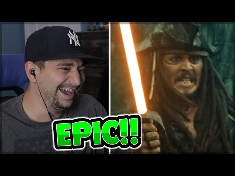 JEDI SPARROW! - Pirates of the Caribbean with Lightsabers REACTION!