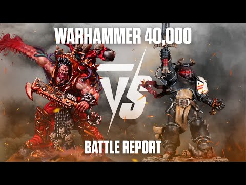World Eaters Vs Black Templars Warhammer 40k Cinematic Battle Report