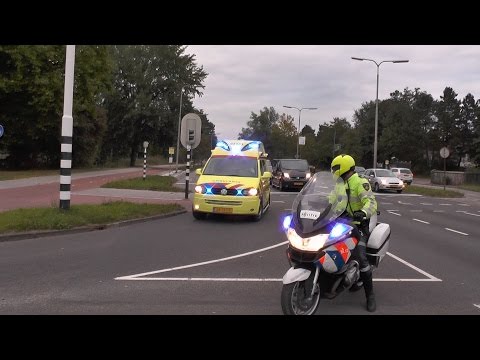 [Politiebegeleiding] A1, Silverline Ambulance 02-143 Leeuwarden naar het MCL