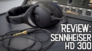 Video thumbnail for Review: Sennheiser HD 300 Pro Headphones by Riffs, Beards & Gear