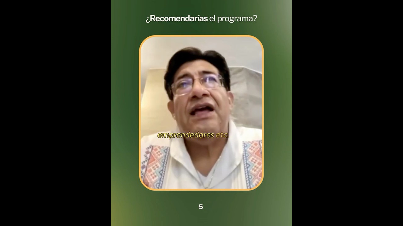 ¿Le recomendarías el programa a otros líderes?