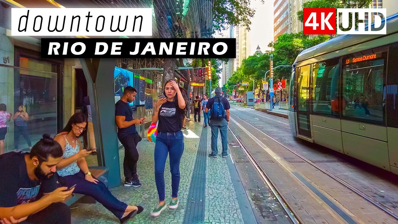 Immersive street-level walking tour through Rio de Janeiro, Brazil, showcasing authentic urban landscapes, local architecture, and the vibrant atmosphere of the city's neighborhoods
