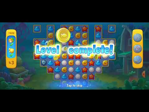 7407 7408 7409 7410 7411 Unlocking New Level #fishdom #playrix #Pretty Aqua Fishdom  ♒️🐟🐠