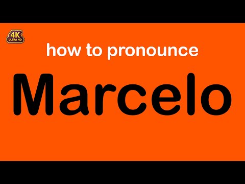 how to pronounce Marcelo correctly