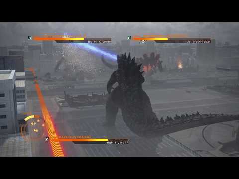 GODZILLA PS4: Godzilla 2014 vs Burning Godzilla and MechaGodzilla 1975