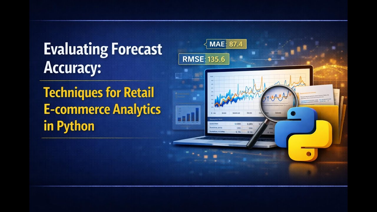 Evaluating Forecast Accuracy: Techniques for Retail E-commerce Analytics in Python