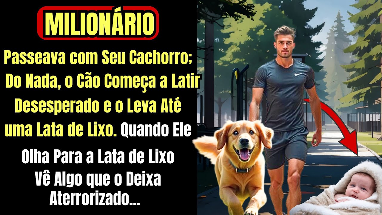 Milionário Passeava com Seu Cachorro; Do Nada, o Cão Começa a Latir Desesperado e o Leva Até uma...