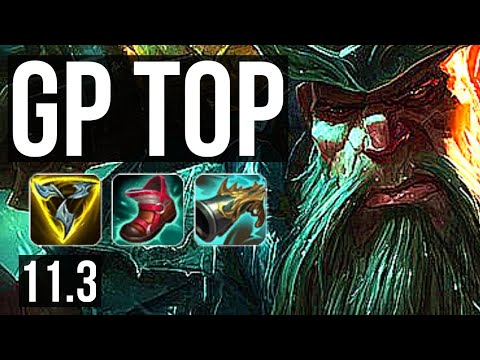 GANGPLANK vs RYZE (TOP) | 5/0/8, 1.5M mastery, 700+ games | KR Diamond | v11.3