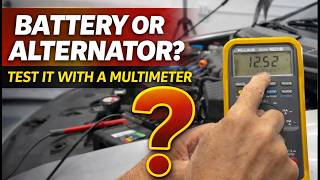 Battery or Alternator? How to Test Both With a Multimeter