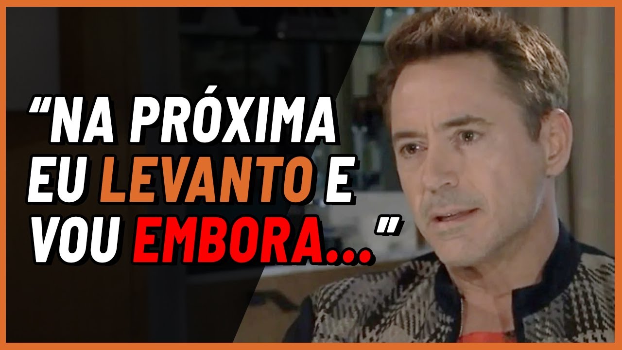 ROBERT DOWNEY JR MINTADO EM ENTREVISTAS - Pipoca Perfeita