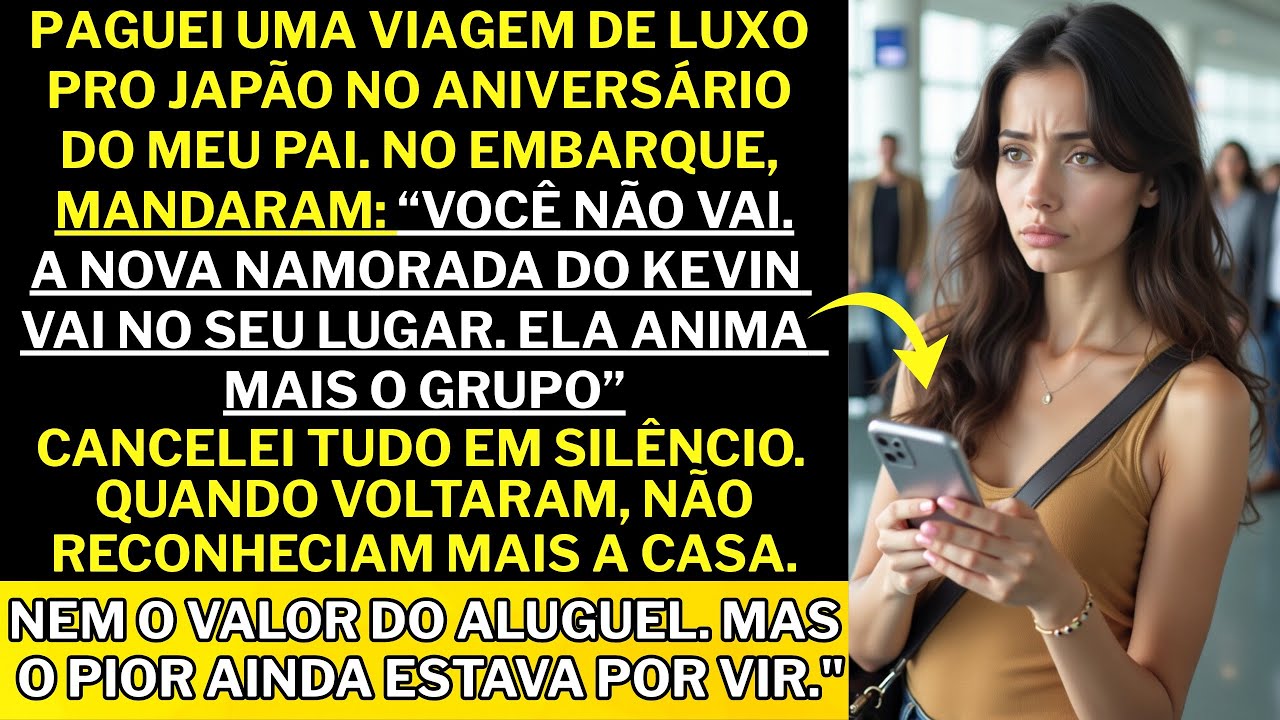 COMPREI a VIAGEM pro JAPÃO e me CORTARAM por ‘SER SEM GRAÇAS’. Eles não esperavam minha VINGANÇA."