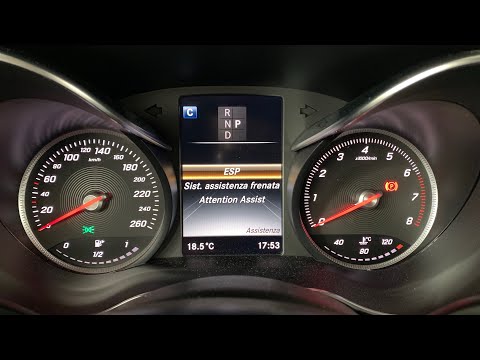 ESP OFF - Mercedes C class W205 (traction control off) TUTORIAL