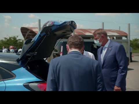 Klaus Iohannis - test drive Ford Puma/Uzina Ford Craiova