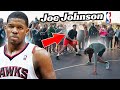 SNEAKING NBA Legend Joe Johnson Into A Park Run...